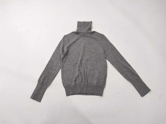 BURBERRY Turtleneck Sweater with Nova Check Cuffs