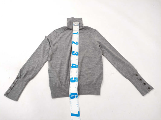 BURBERRY Turtleneck Sweater with Nova Check Cuffs