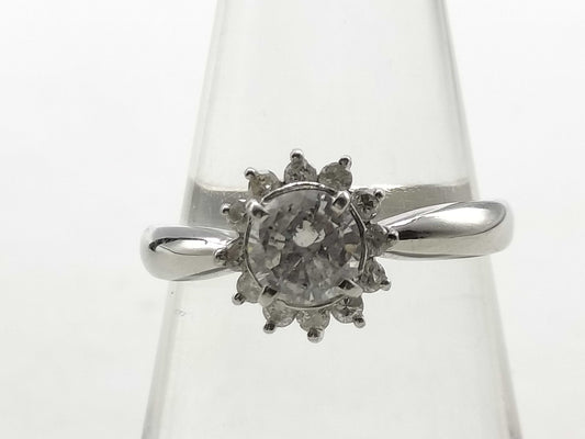 D0.44ct FD0.16ct PT900 3.6g Ring 
