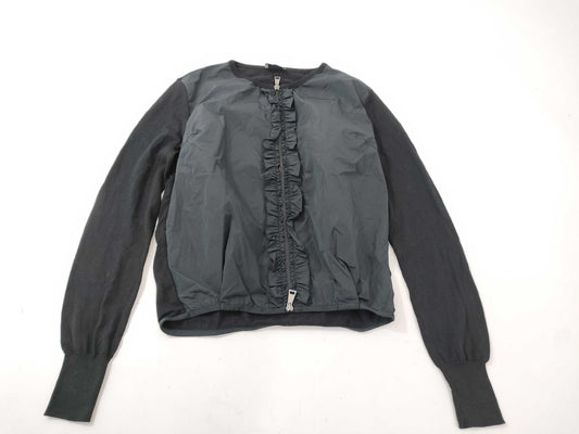 MONCLER Cardigan Frill Nylon Cardigan