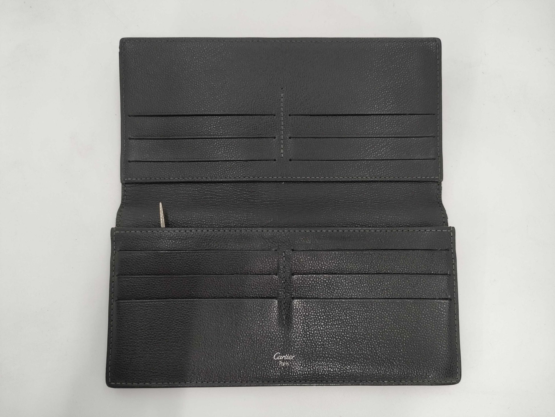 (10461_0070) Cartier Santos Leather Wallet Wallet