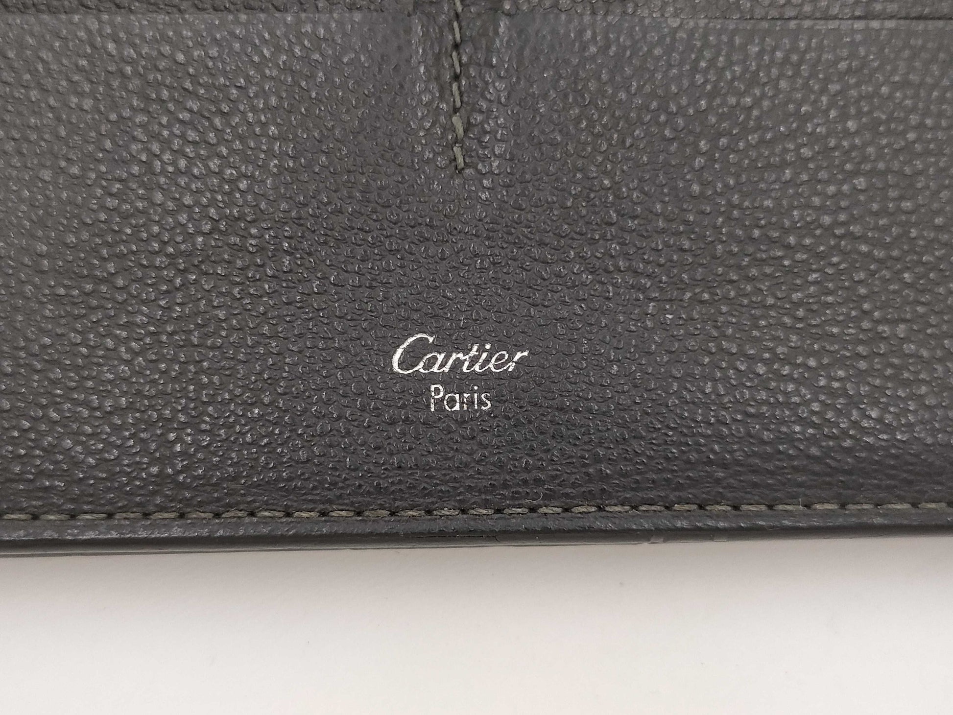 (10461_0070) Cartier Santos Leather Wallet Wallet