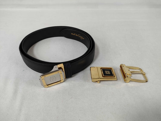 Cartier Must-have Celine/Givenchy Belt with Buckles etc.*3