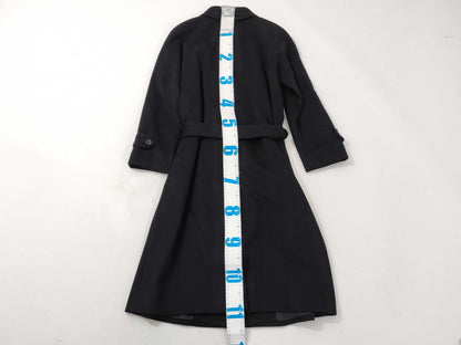BURBERRY Long Coat, Black Cashmere, Considering Model Year