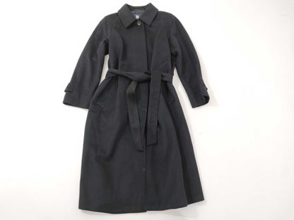 BURBERRY Long Coat, Black Cashmere, Considering Model Year