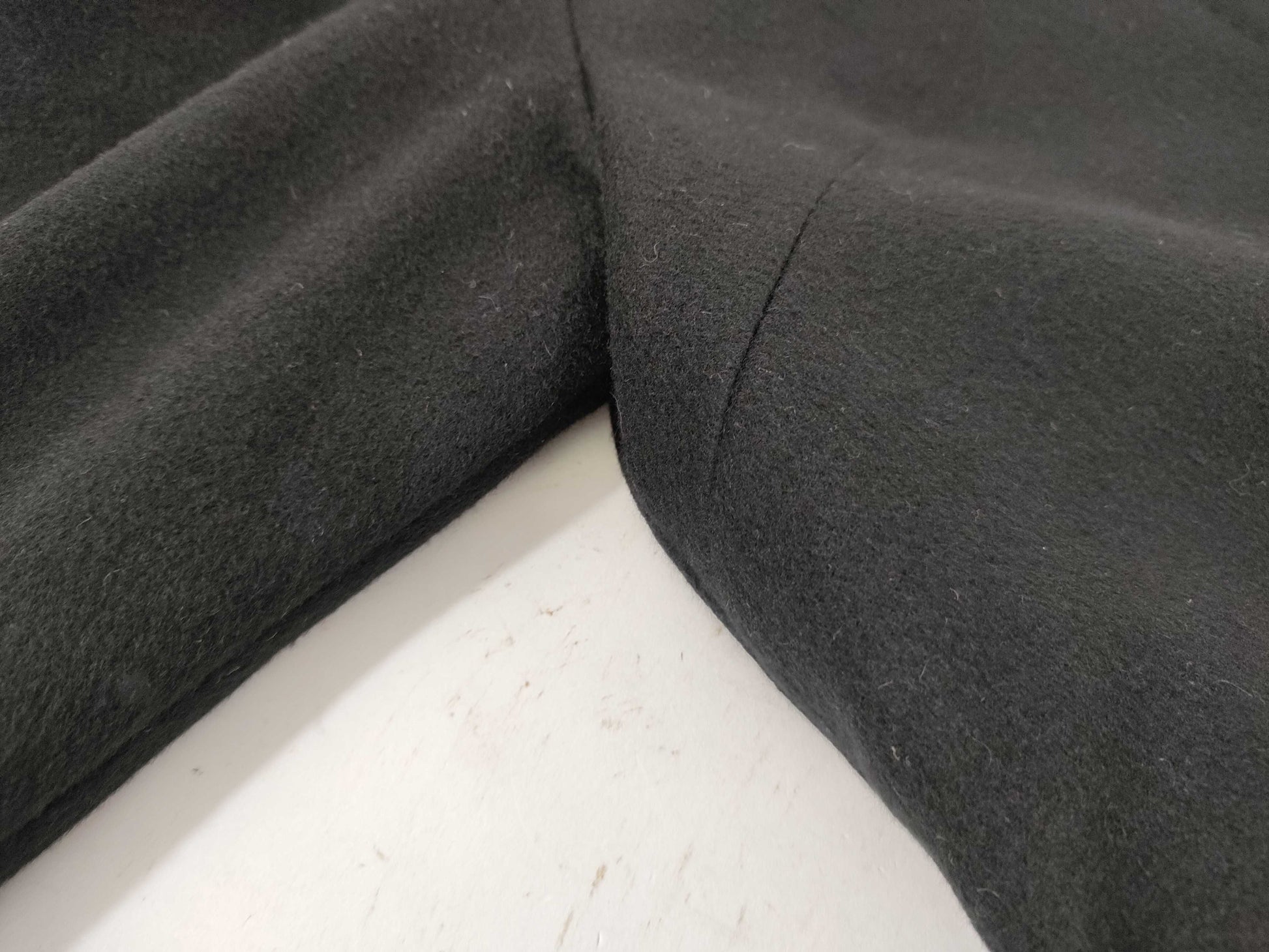 BURBERRY Long Coat, Black Cashmere, Considering Model Year