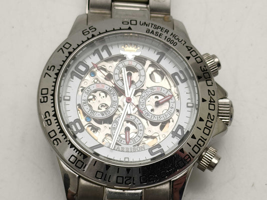 John Harrison J-H-003C Working Silver Men's Watch
