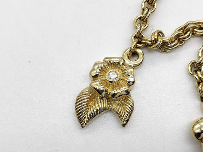 Dior Gold Ribbon Necklace