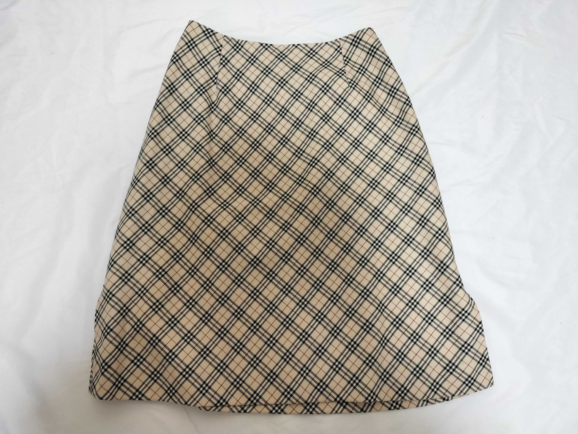 BURBERRY Checkered Skirt Skirt Skirt