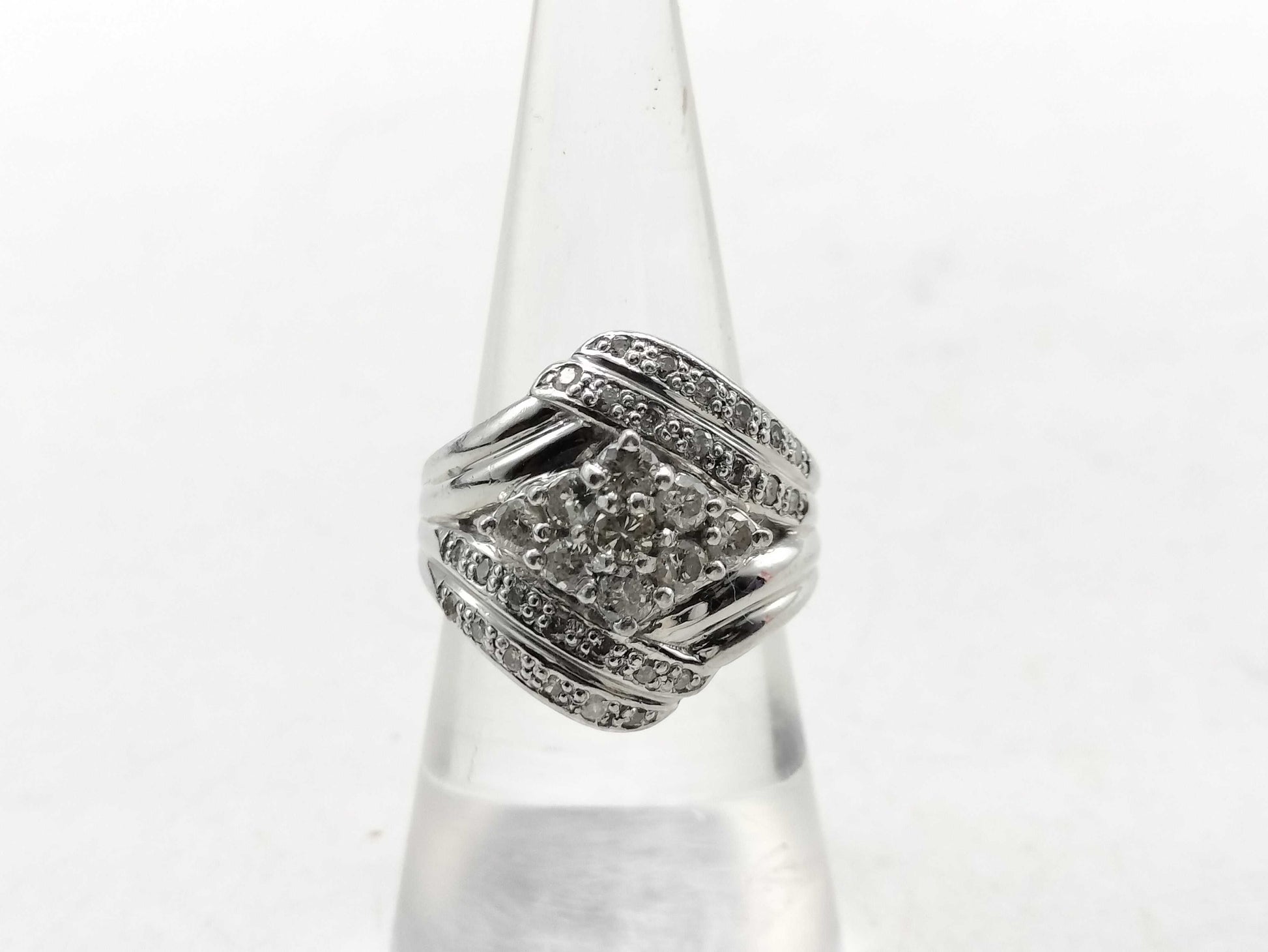 D1.00ct PT900 11.2g Ring 