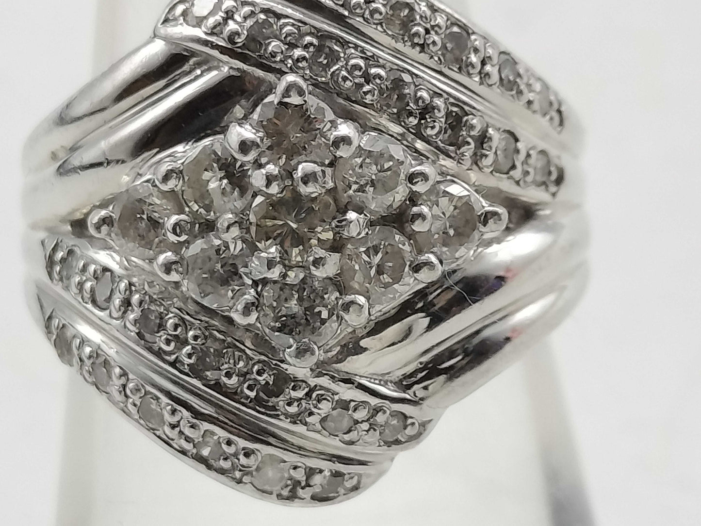 D1.00ct PT900 11.2g Ring 