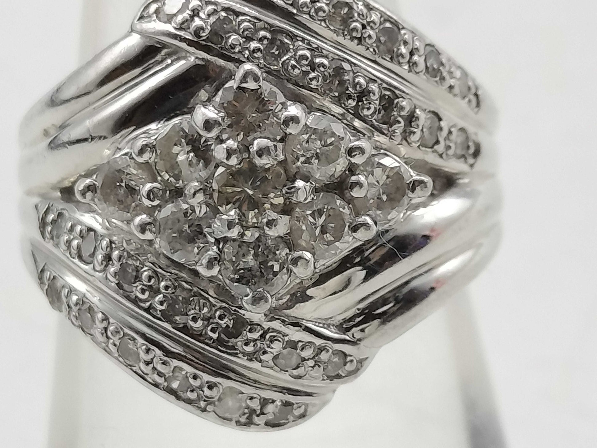 D1.00ct PT900 11.2g Ring 