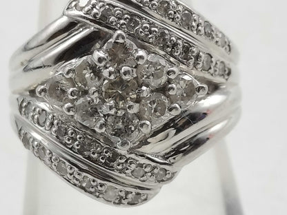 D1.00ct PT900 11.2g Ring 
