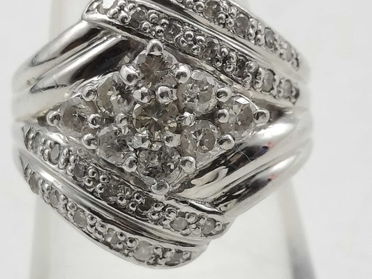 D1.00ct PT900 11.2g Ring 