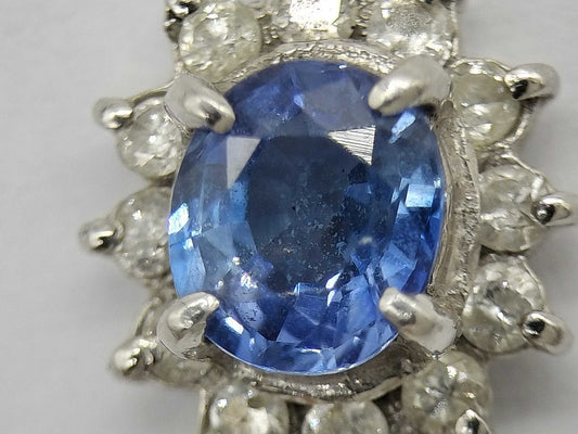 S 0.619ct D 0.16ct PT900 1.8g Pendant Top 