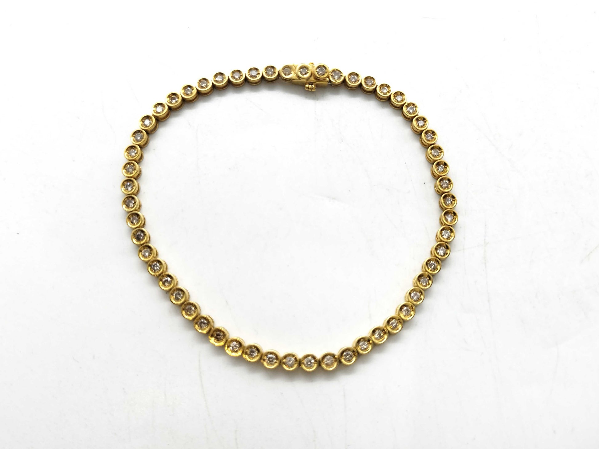 Tennis Bracelet D1.00ct K18 8.3g Bracelet/Bangle 