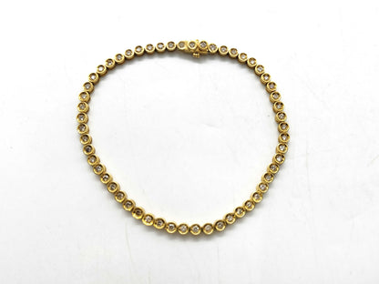 Tennis Bracelet D1.00ct K18 8.3g Bracelet/Bangle 