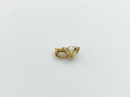 D 0.38ct FD 0.02ct K18 0.4g Pendant Top 