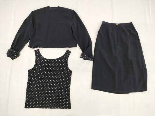 CHANEL Jacket/Top/Skirt Set Skirt