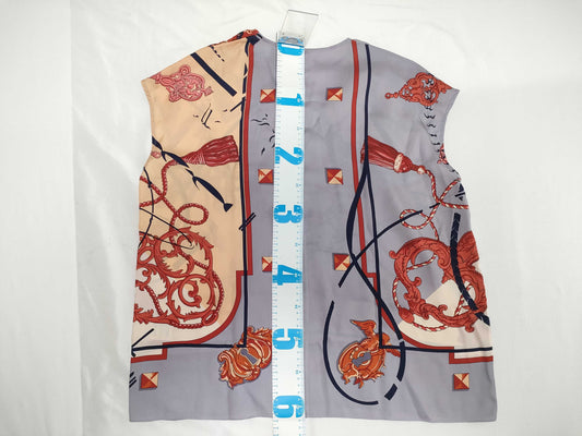 HERMES Sleeveless Blouse Other Apparel