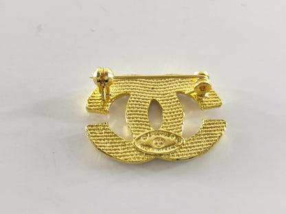 CHANEL Coco Mark Coco Mark Rhinestone Brooch