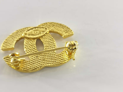 CHANEL Coco Mark Coco Mark Rhinestone Brooch