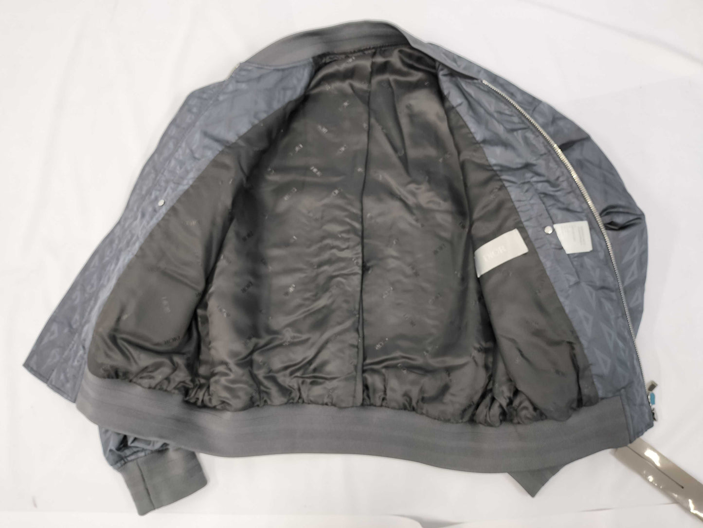 (10462_0332) Dior CD Diamond Bomber Zip-Up Blouson 143C432E5914 Jacket