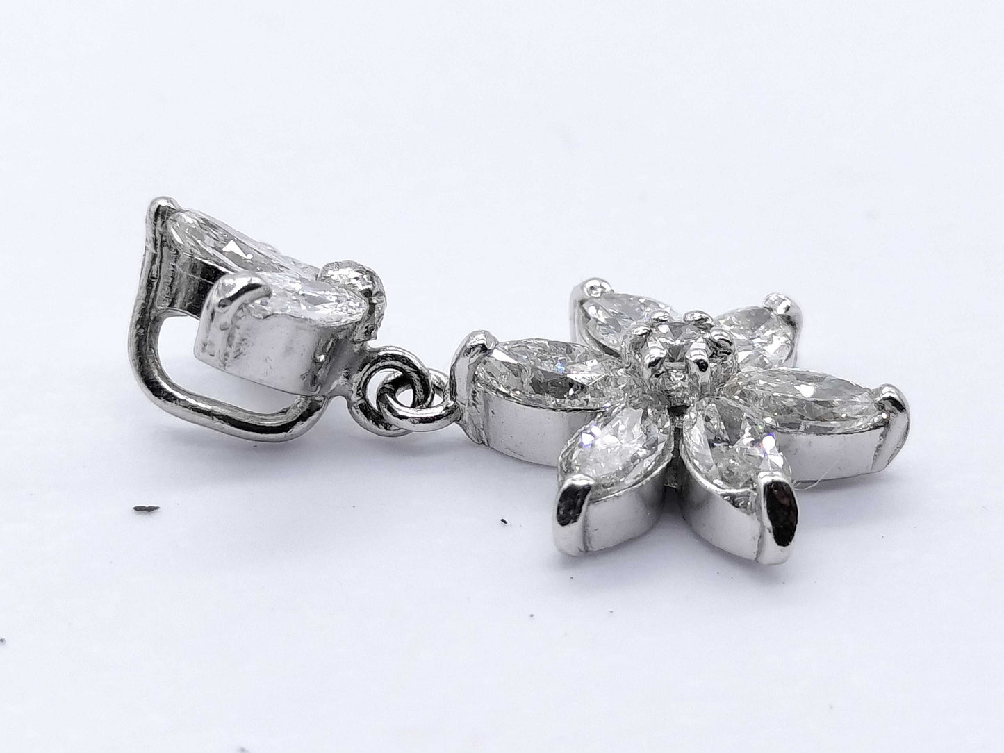 D1.00ct Pt900 2.3g Pendant Top 