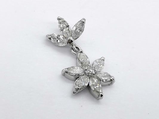D1.00ct Pt900 2.3g Pendant Top 