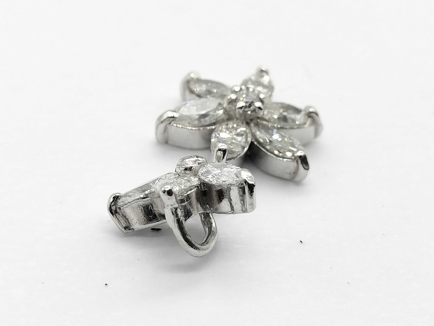 D1.00ct Pt900 2.3g Pendant Top 