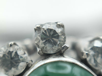 TASAKI Jadeite Diamond PT900 Ring 6.0g 