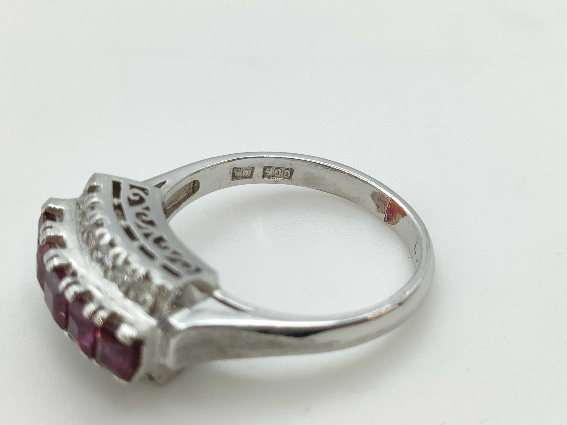 R1.02ct D0.20ct PM900 6.6g Ring 