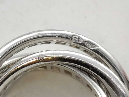 Cartier Trinity #52 Diamond WG 750 9.7g Ring 
