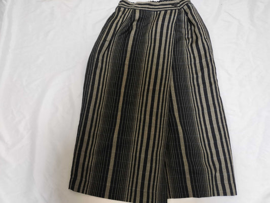 ISSEY MIYAKE Pants Border Skirt