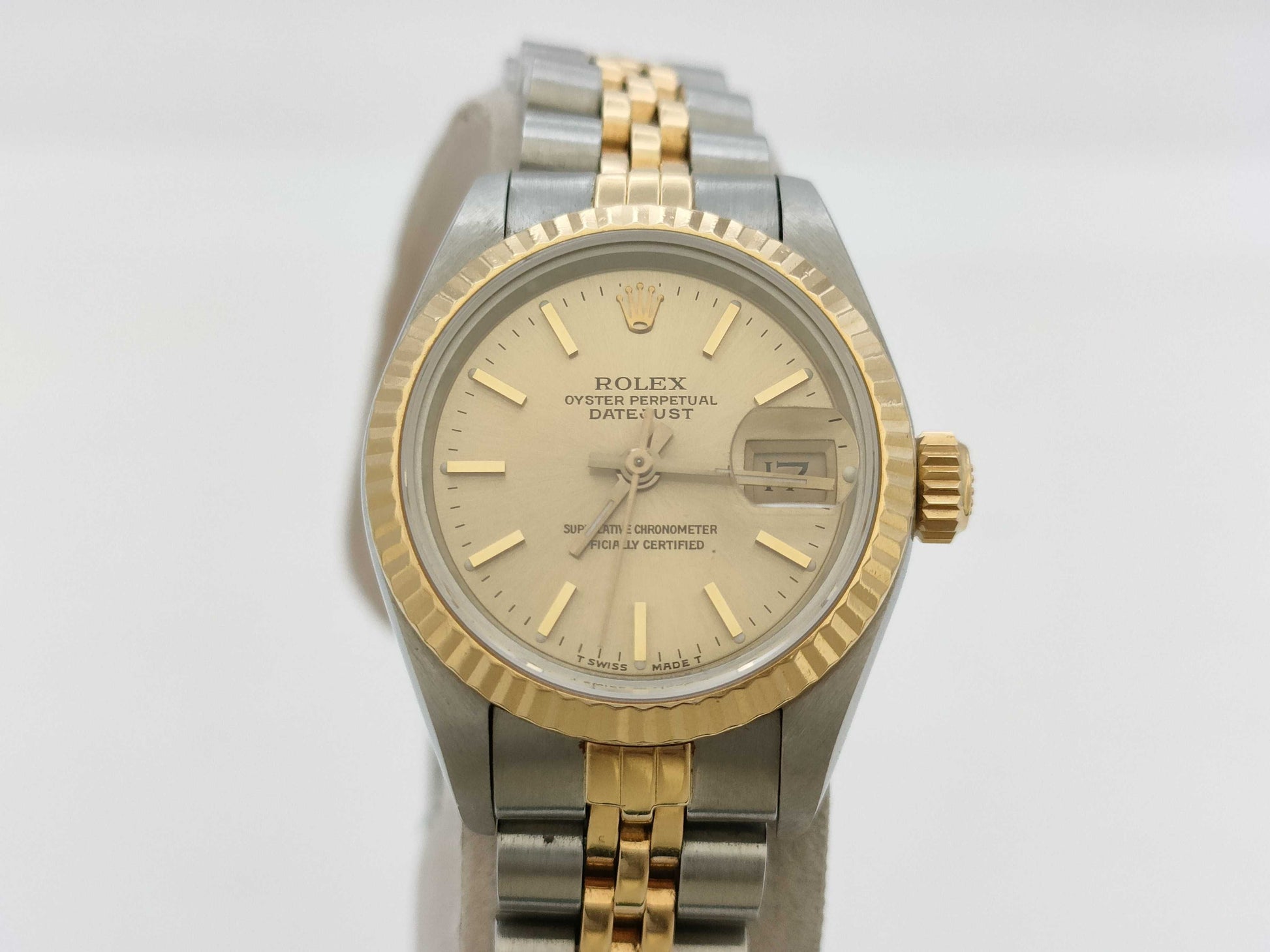 ROLEX 69173 E264647 Champagne Dial Women's Watch