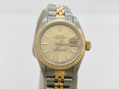 ROLEX 69173 E264647 Champagne Dial Women's Watch