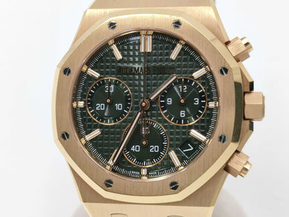 AUDEMARS PIGUET 50th Anniversary 26240OR.OO.D404CR.01 TY7179C Khaki Green Grand Tapestry Men's Watch