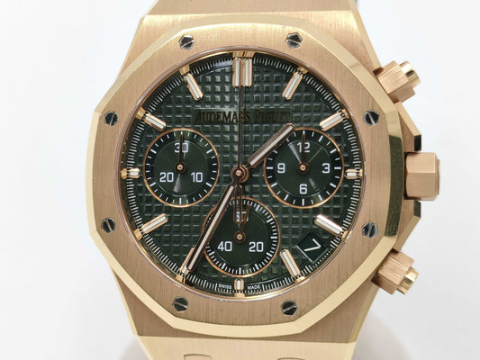 AUDEMARS PIGUET 50th Anniversary 26240OR.OO.D404CR.01 TY7179C Khaki Green Grand Tapestry Men's Watch