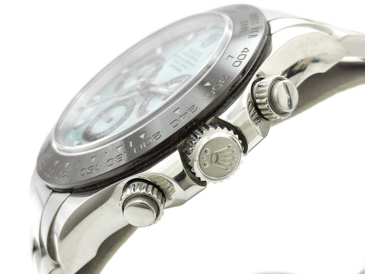ROLEX 116506 794G14Z2 Ice Blue Full-Bridge Men's Watch