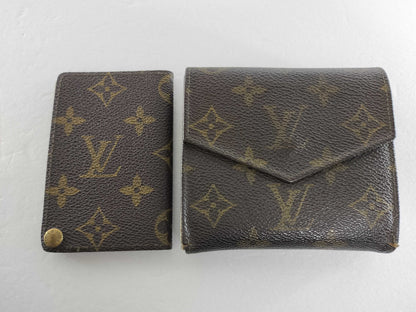 LOUIS VUITTON Monogram Small Items *2 Wallets