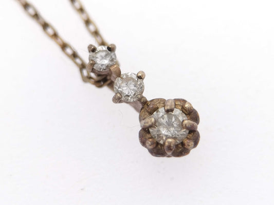 D0.06ct K10 0.7g Necklace 