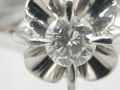 D0.19ct Pt900 3.8g Ring 