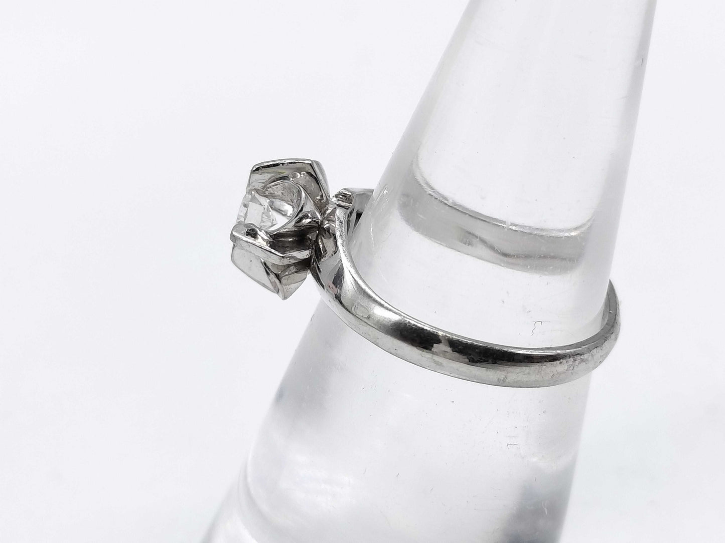 D0.19ct Pt900 3.8g Ring 