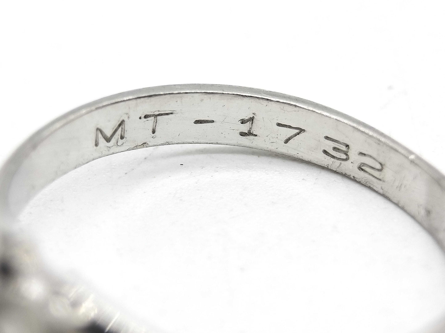 D0.19ct Pt900 3.8g Ring 