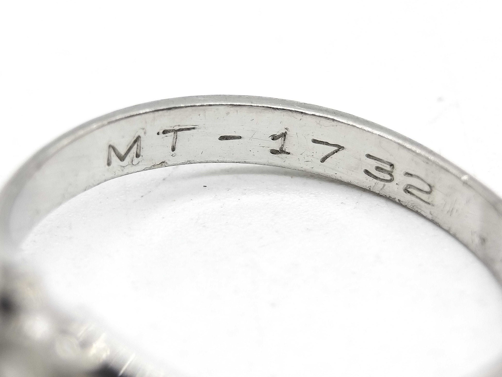 D0.19ct Pt900 3.8g Ring 