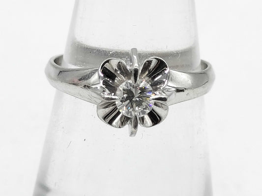 D0.19ct Pt900 3.8g Ring 