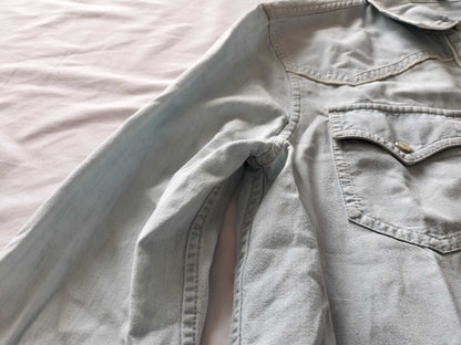 (10462_0164) GUCCI GUCCI Denim Western Shirt Snap Button Shirt