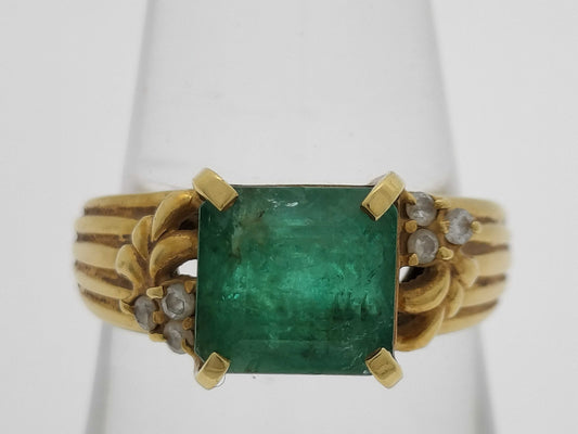 E2.51ct D0.08ct 750 4.8g Ring 