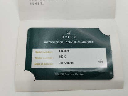 ROLEX 16013G 9838636 Houndstooth Men's Watch