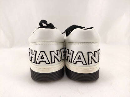CHANEL G35934 Black/White Sneakers